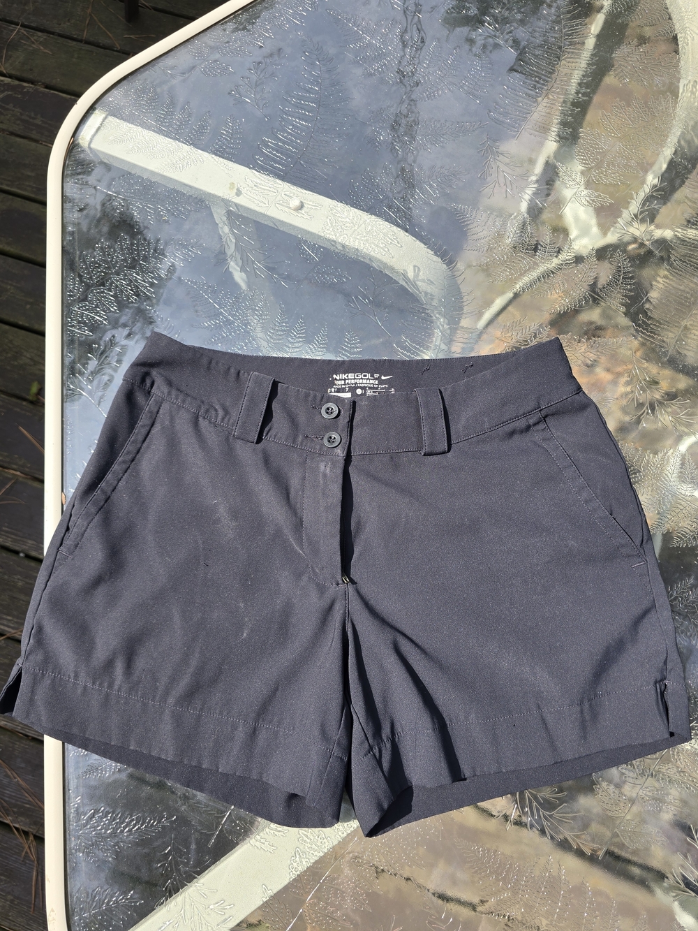 Nike Women's Navy-Black Golf Bermudas
